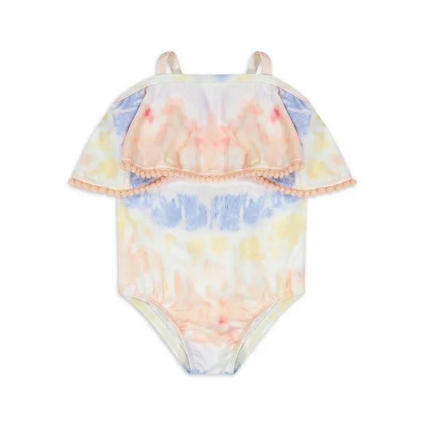 JESSICA SIMPSON BABY & TODDLER GIRL 1PC RUFFLE CF STRAPPY SWIMSUIT | Walmart (US)