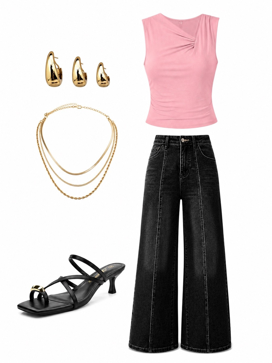 The outfit formula I’m wearing on repeat lately:

✨ Statement earrings
✨ Layered gold necklace
✨ Fitted top
✨ Wide-leg denim
✨ Heeled sandals

Simple. Feminine. Expensive-looking.

Save for your next outfit idea 💗

#OutfitFormula #StyleIdeas #FashionInspiration #WideLegDenim #GoldAccessories #ChicStyle #CapsuleWardrobe #OutfitMood #FashionFinds #AffordableStyle #EverydayFashion #OOTDInspo

#LTKootd #LTKSaleAlert #LTKWorkwear