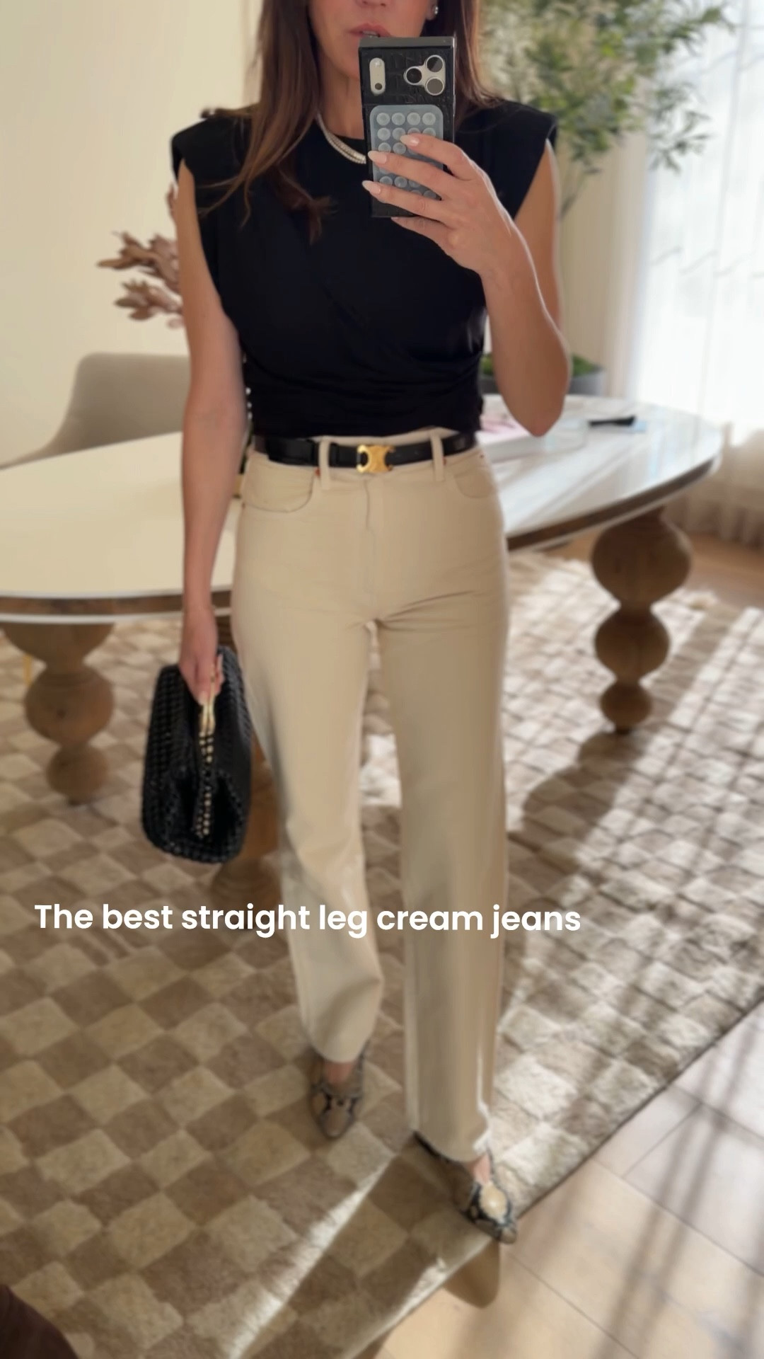 The best cream jeans 

#LTKstorytime #LTKootd #LTKgrwm