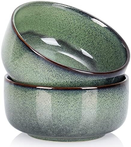 Salad Soup Ramen Bowl, HLUKANA 50 OZ Large Stackable Round Fine Porcelain Cereal Pasta Serving Bowl  | Amazon (US)