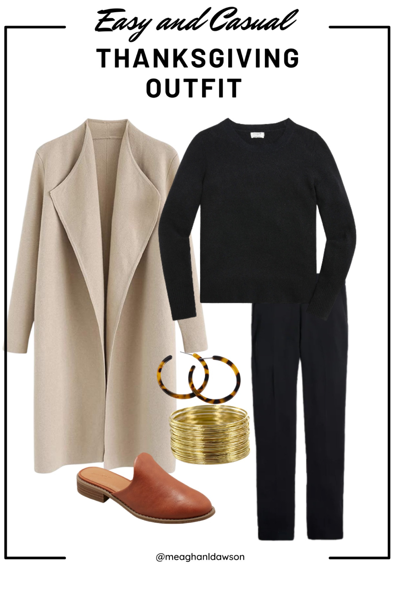 Not sure what to wear to thanksgiving dinner? 
I’ve got two words for you: ELASTIC WAIST PANTS 
(Ok, that’s three. Whatever)
For real, nothing says “I’m about to feast” like pants with an elastic waist. And if you pair them with a cozy coatigan and chic accessories, no one will ever know your little secret. 

#LTKSeasonal #LTKstyletip #LTKHoliday