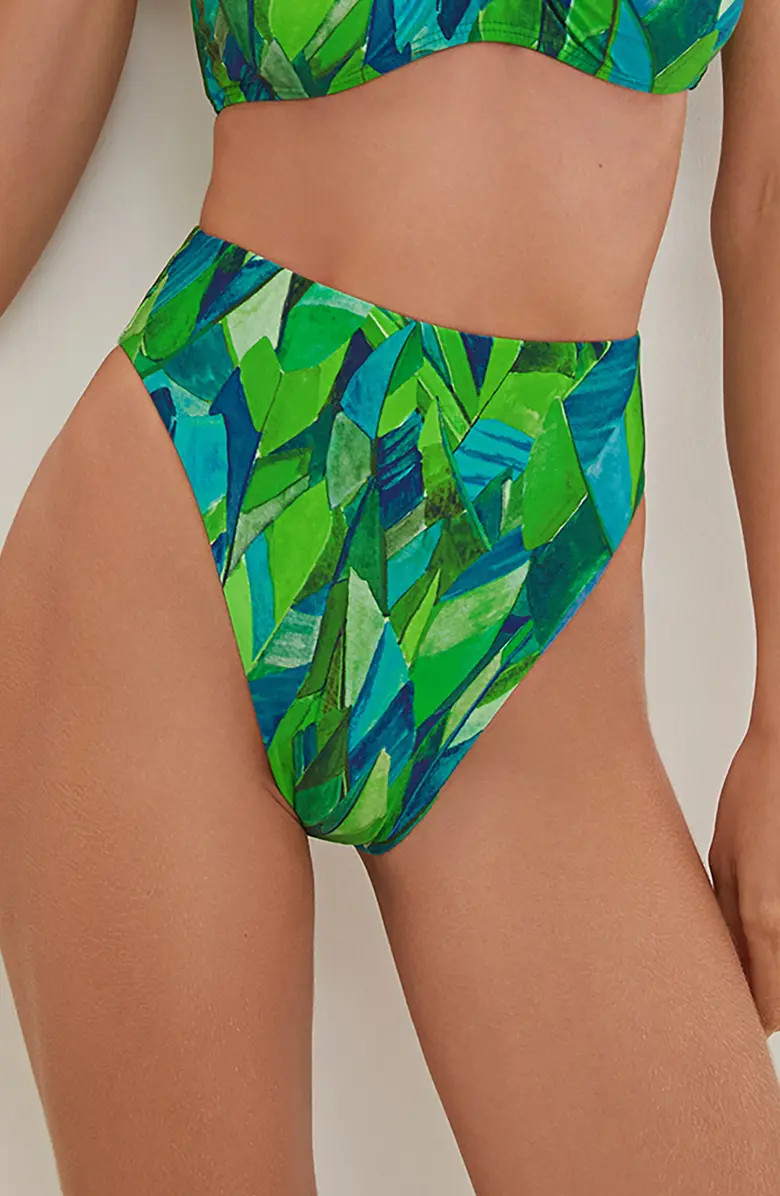 ViX Paula Hermanny Tropics Gigi High Waist Bikini Bottoms | Nordstrom | Nordstrom