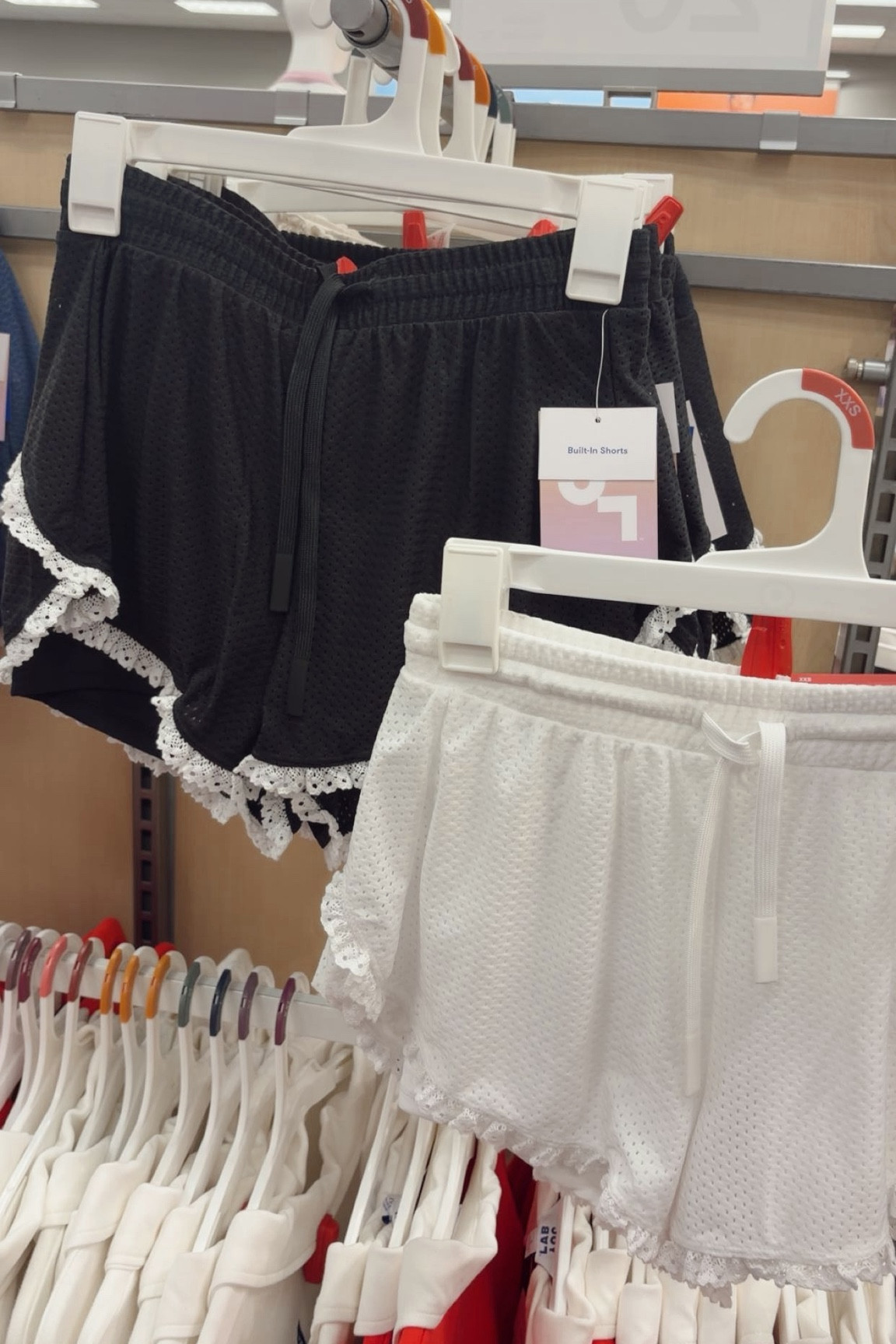 lace trim athletic shorts?? these would be so cute with an oversized tee or a tank top!! navy, black, & white these are all so cute. if you are looking for somthing new to add to your wardrobe these are a cute idea! a nice summer day, running errands, you could wear these for so many things!

#targetfinds #joylab #ltktarget #summeroutfits #lacetrimtrend 

#LTKootd #LTKdayinmylife #LTKActive