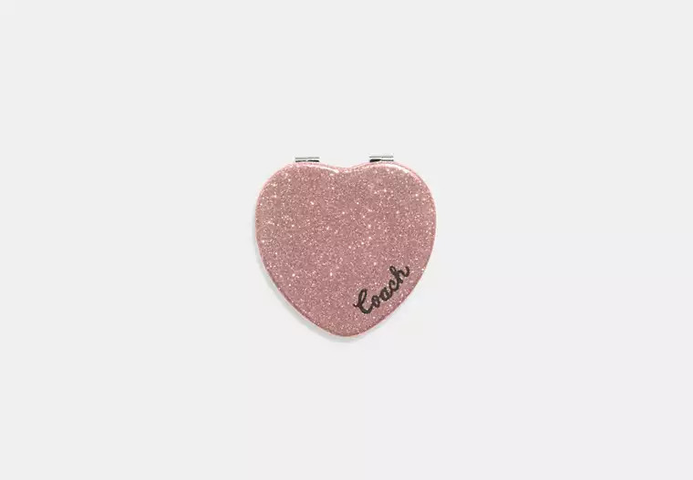 Glitter Heart Compact | Coach Outlet US
