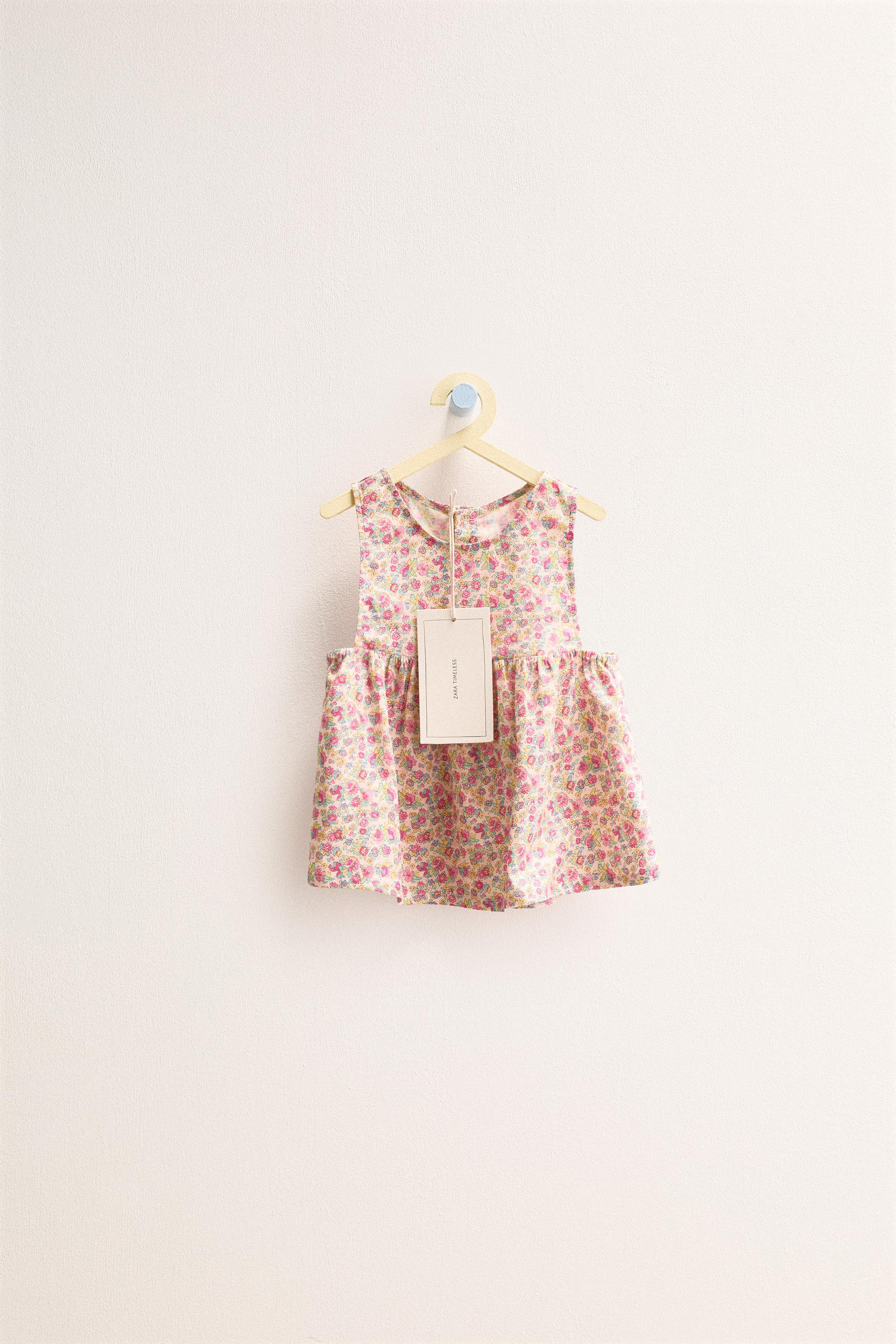 ZARA TIMELESS - FLORAL LINEN BLEND TOP | Zara UK