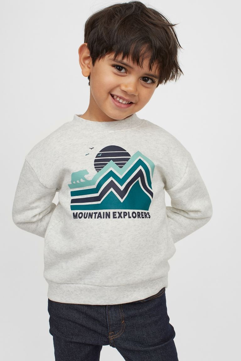 Printed Sweatshirt | H&M (US + CA)