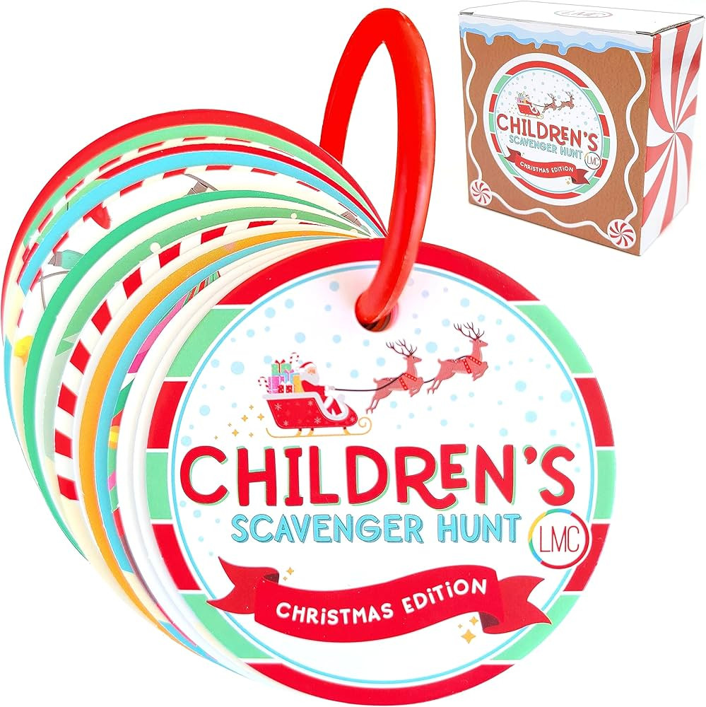 LMC Products Children's Scavenger Hunt: Christmas Edition - Card Game for Toddlers - Toddler Stoc... | Amazon (US)