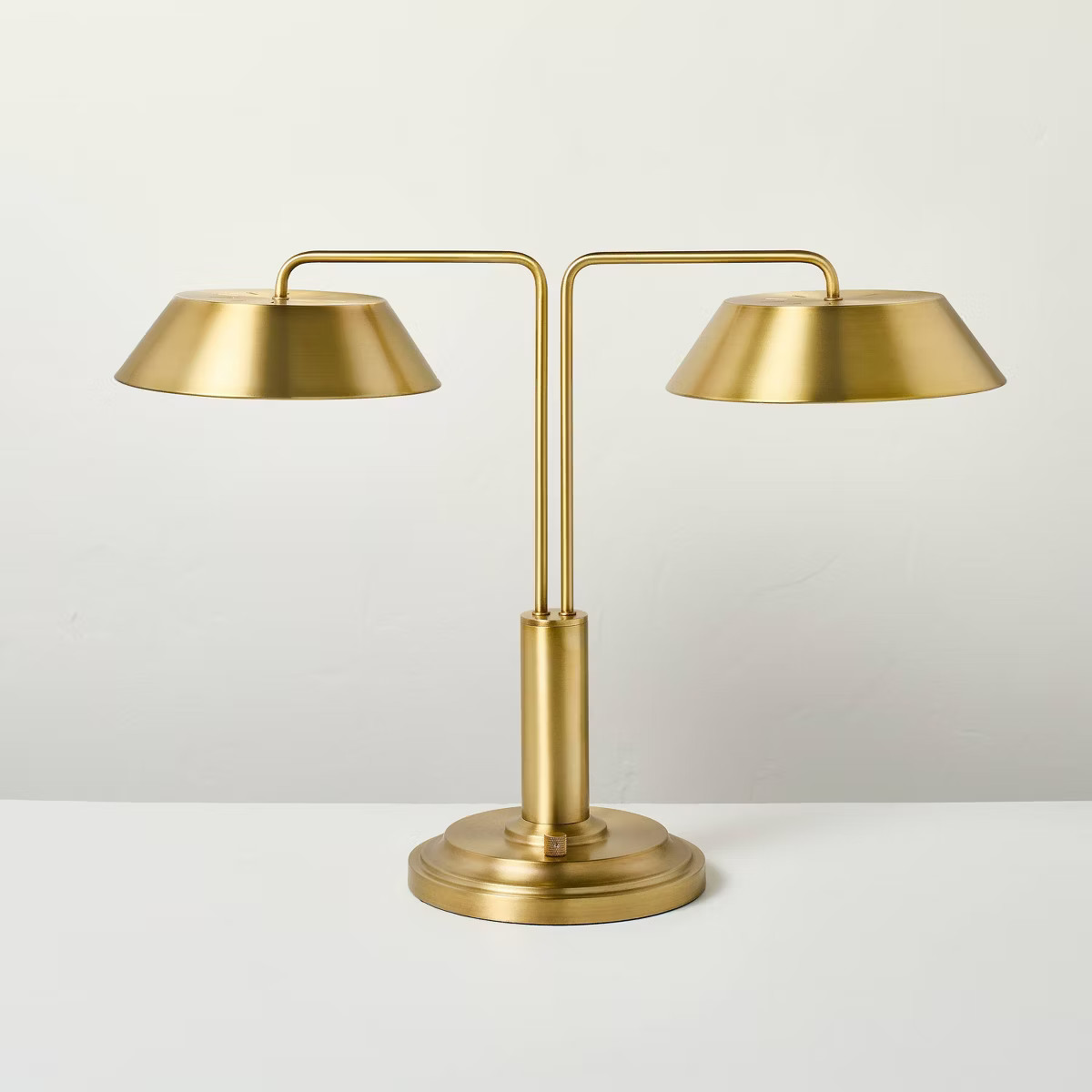 Brass Double-Shaded Table Lamp - Hearth & Hand with Magnolia | Target