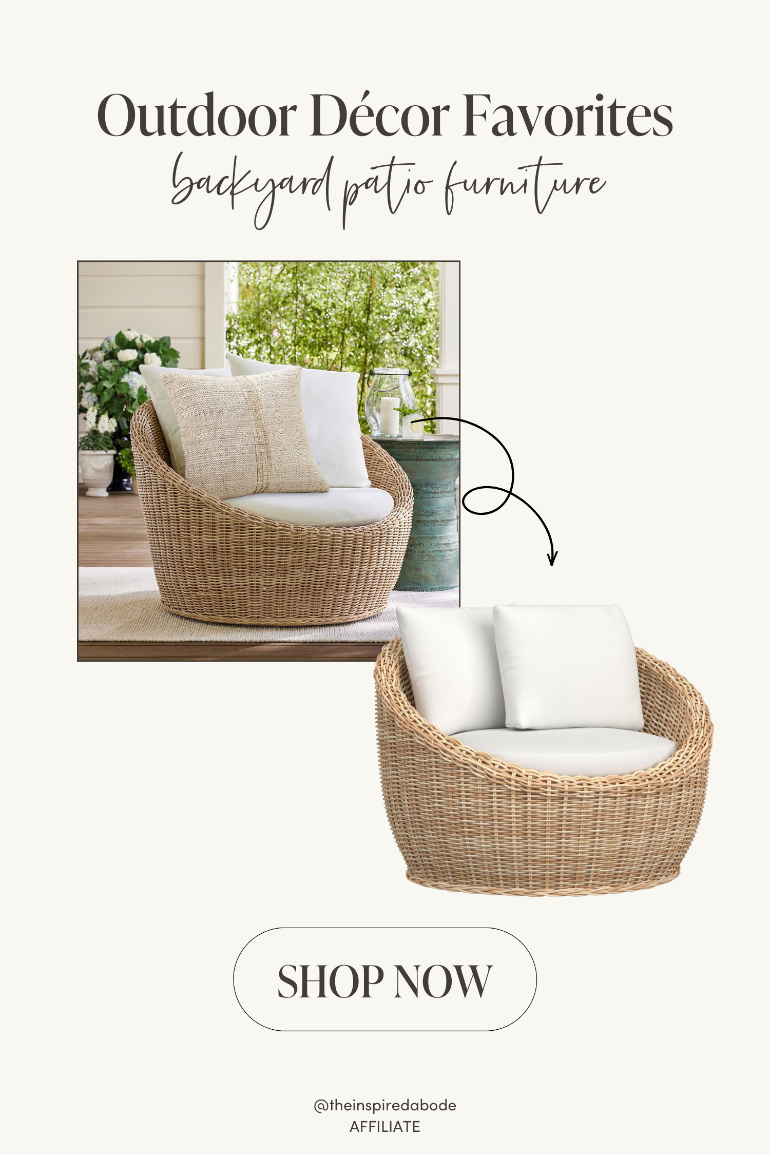 This woven swivel chair is a top pick for cozy patios. We love the texture, comfort, and neutral tones – perfect for summer lounging, reading outside, or creating a relaxing corner. Shop it now before it sells out! 

 #LTKSeasonal #LTKHome #LTKStyleTip