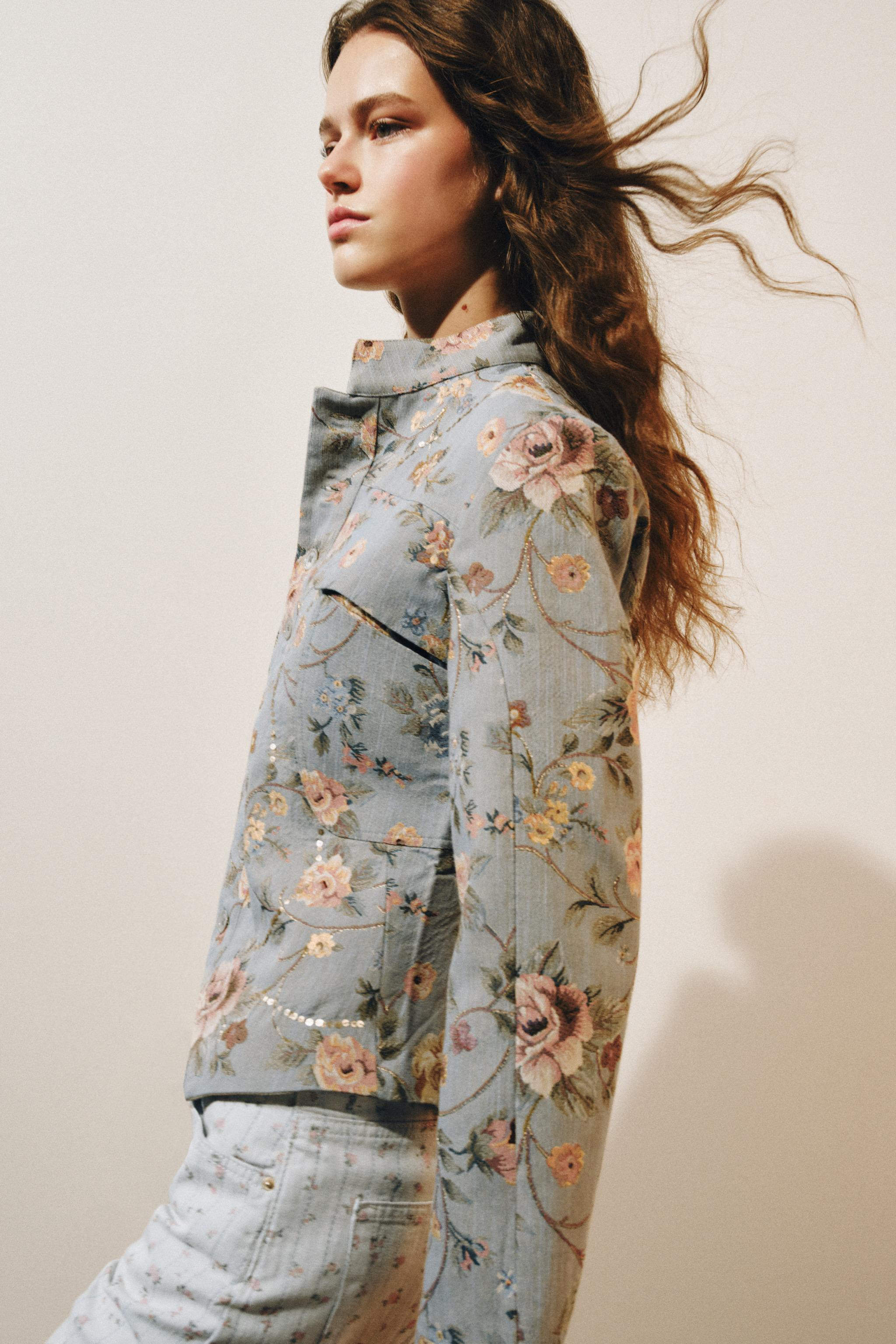 ZW COLLECTION JACQUARD BLAZER | Zara US