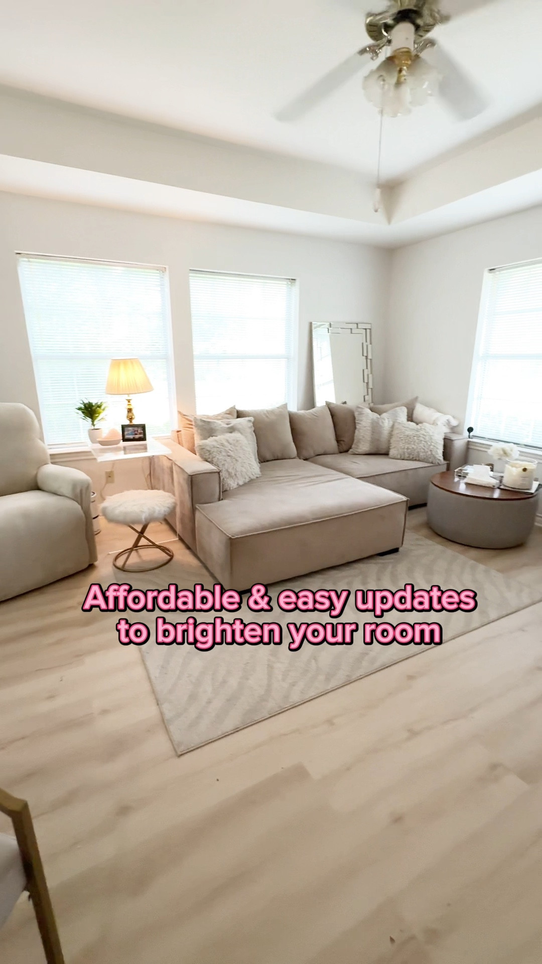 Fresh paint & new floors transform your room! 
Paint: Diamonds therapy
Floors: Vesinet Oak
#hometransformation

#LTKVideo #LTKhome