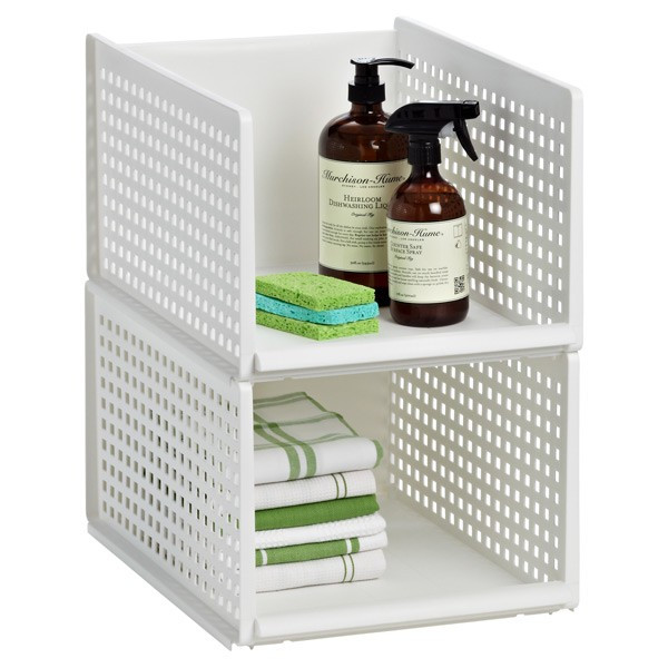 Like-it White Modular Bins | The Container Store