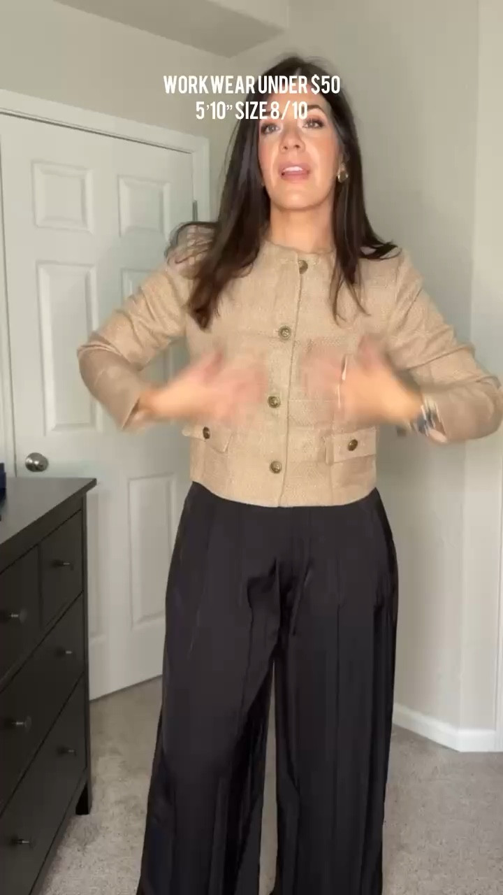 Workwear under $50! Medium tweed jacket Similar pants added-in a large

midsize workwear, fall workwear, office outfit, business casual outfits, chic office looks, professional style, midsize fashion inspo, everyday work outfits, fall office outfit, affordable workwear, work to weekend looks, affordable workwear, tweed, trousers 

#LTKWorkwear #LTKFindsUnder50 #LTKMidsize