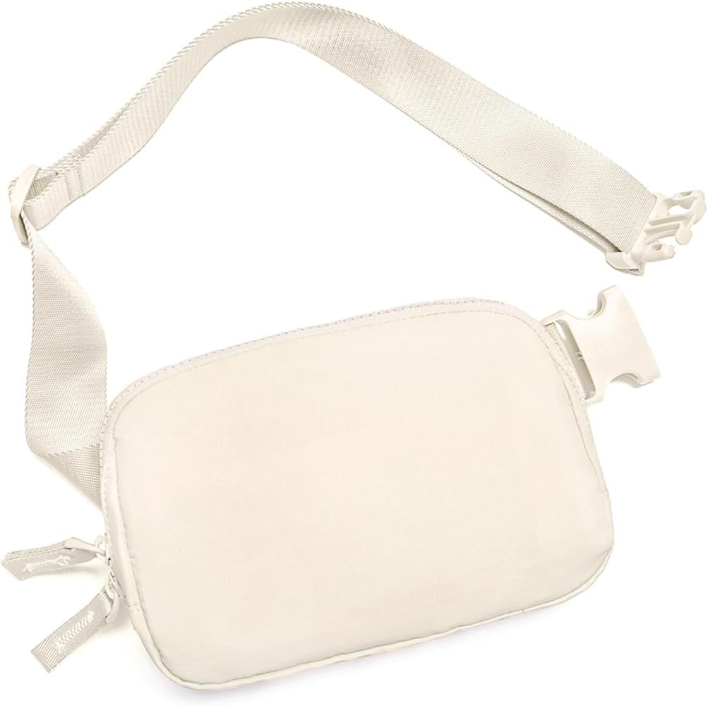 Belt Bag for Women Two-Way Zipper Fanny Pack Crossbody Bags for Women Fashion Waist Packs Cross B... | Amazon (US)