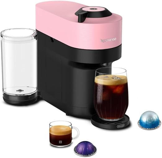 Nespresso Vertuo Pop+ Coffee and Espresso Maker by De'Longhi, Candy Pink | Amazon (US)