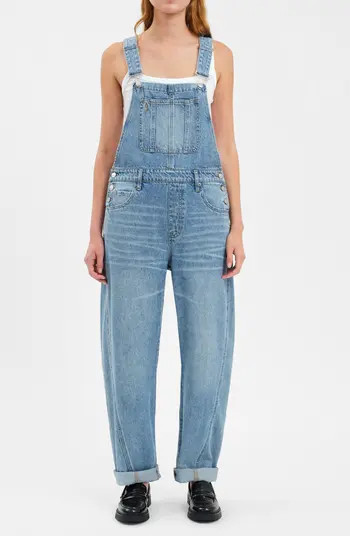 Canyon Barrel Leg Denim Overalls | Nordstrom Rack