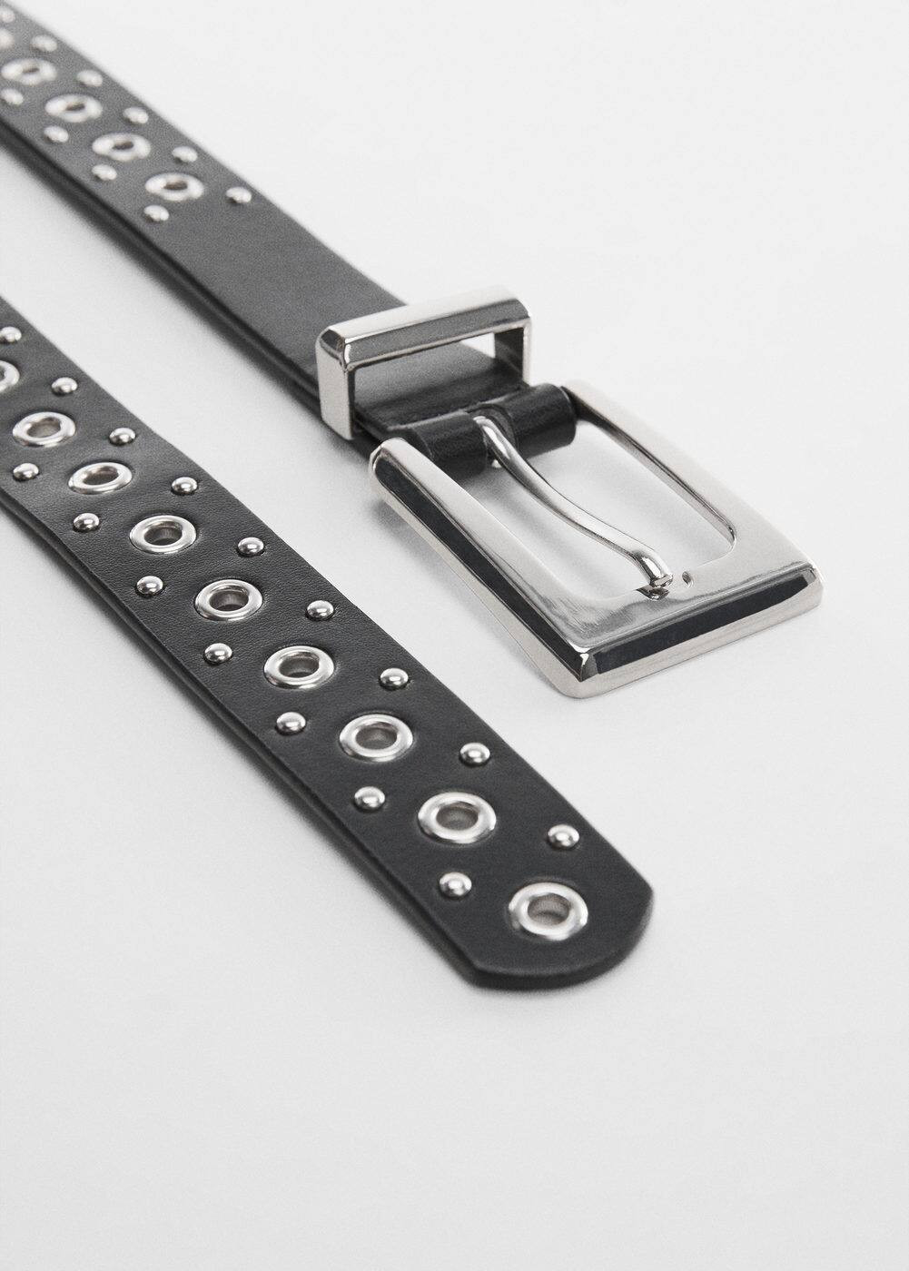 Buckled studded belt -  Women | Mango USA | MANGO (US)