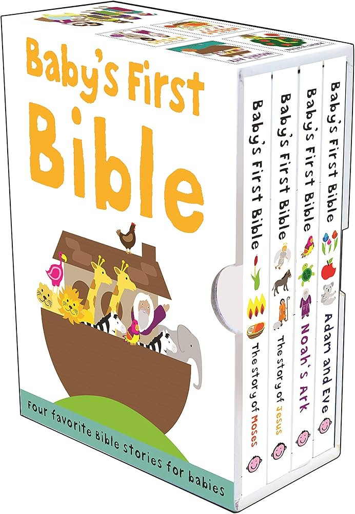 Baby's First Bible Boxed Set: The Story of Moses, The Story of Jesus, Noah's Ark, and Adam and Ev... | Amazon (US)