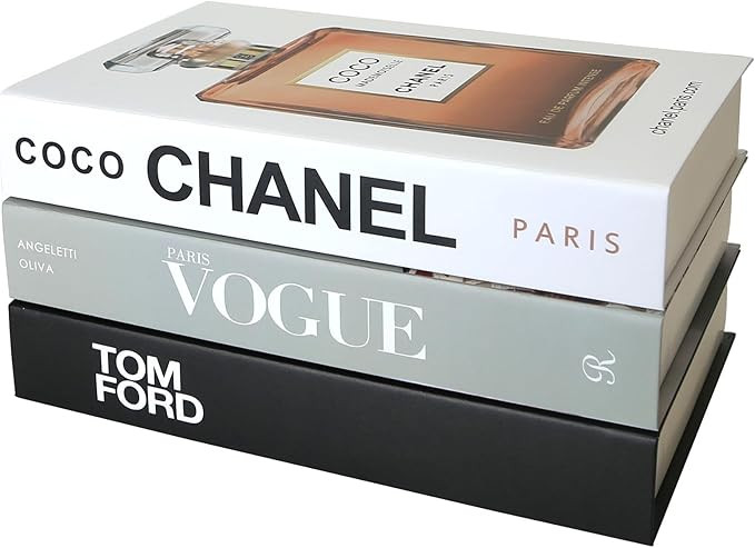 3 Pcs Decorative Books Aesthetic Chic Faux Book Set for Room Décor,Modern Home Decor Coffee Tabl... | Amazon (US)