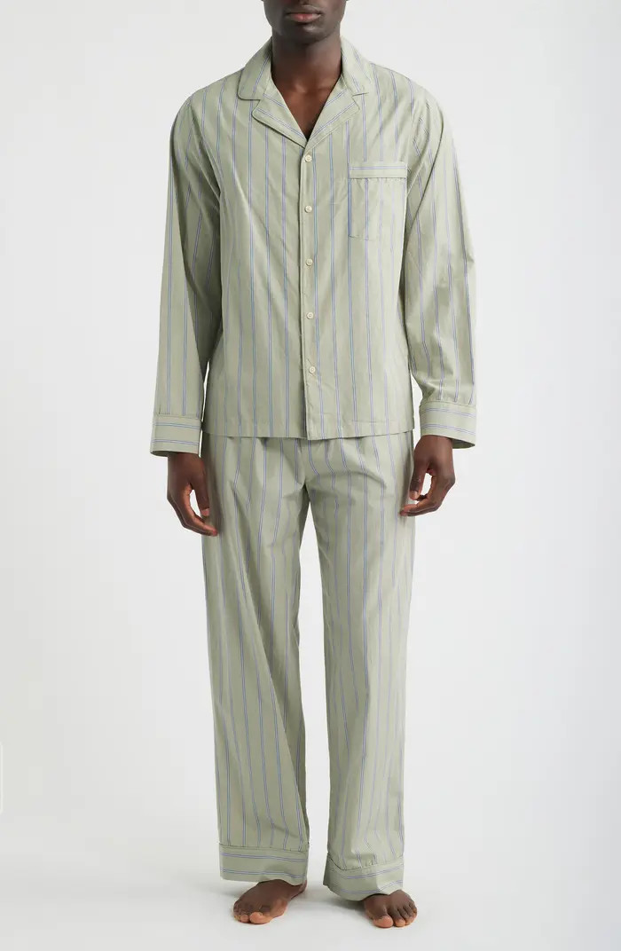 Poplin Woven Pajama Set | Nordstrom