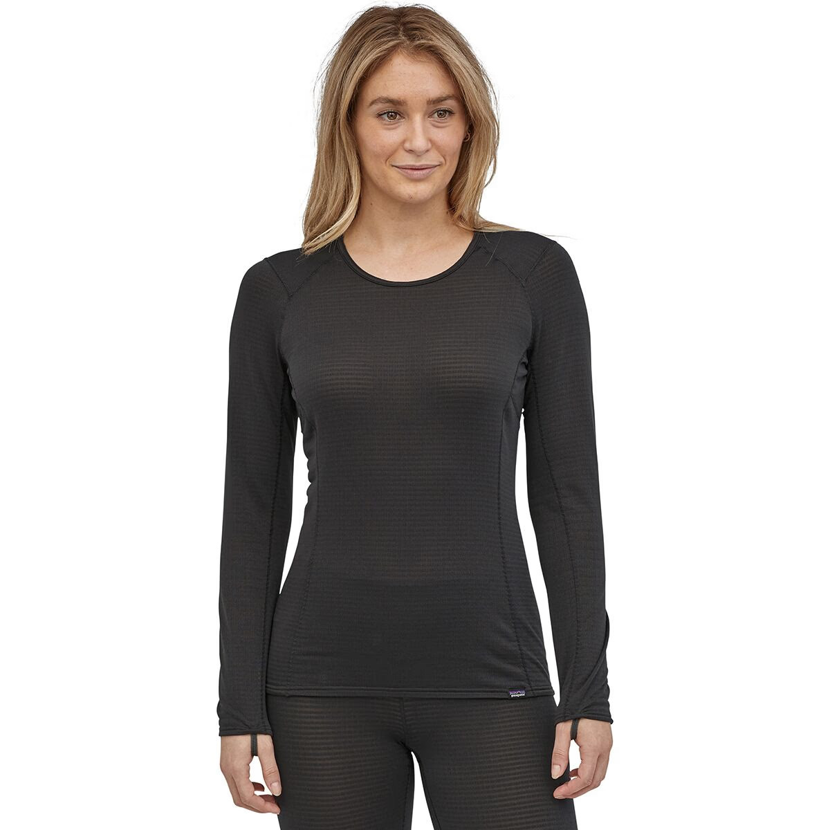 Patagonia Capilene Thermal Weight Crew Top - Women's Black, M | Backcountry