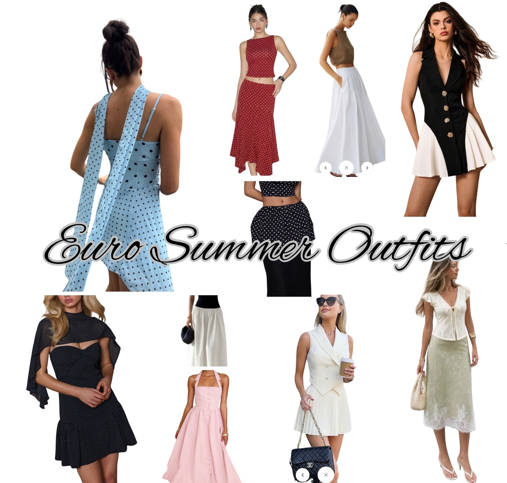 Outfits Worn in Rome & Paris in July