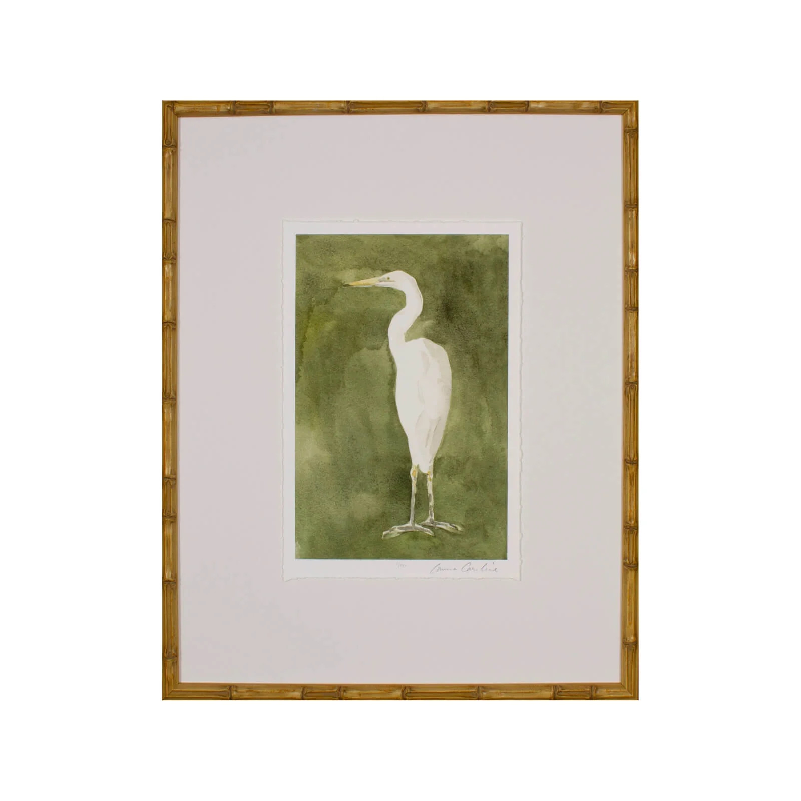 Coastal Heron Watercolor II | Brooke and Lou