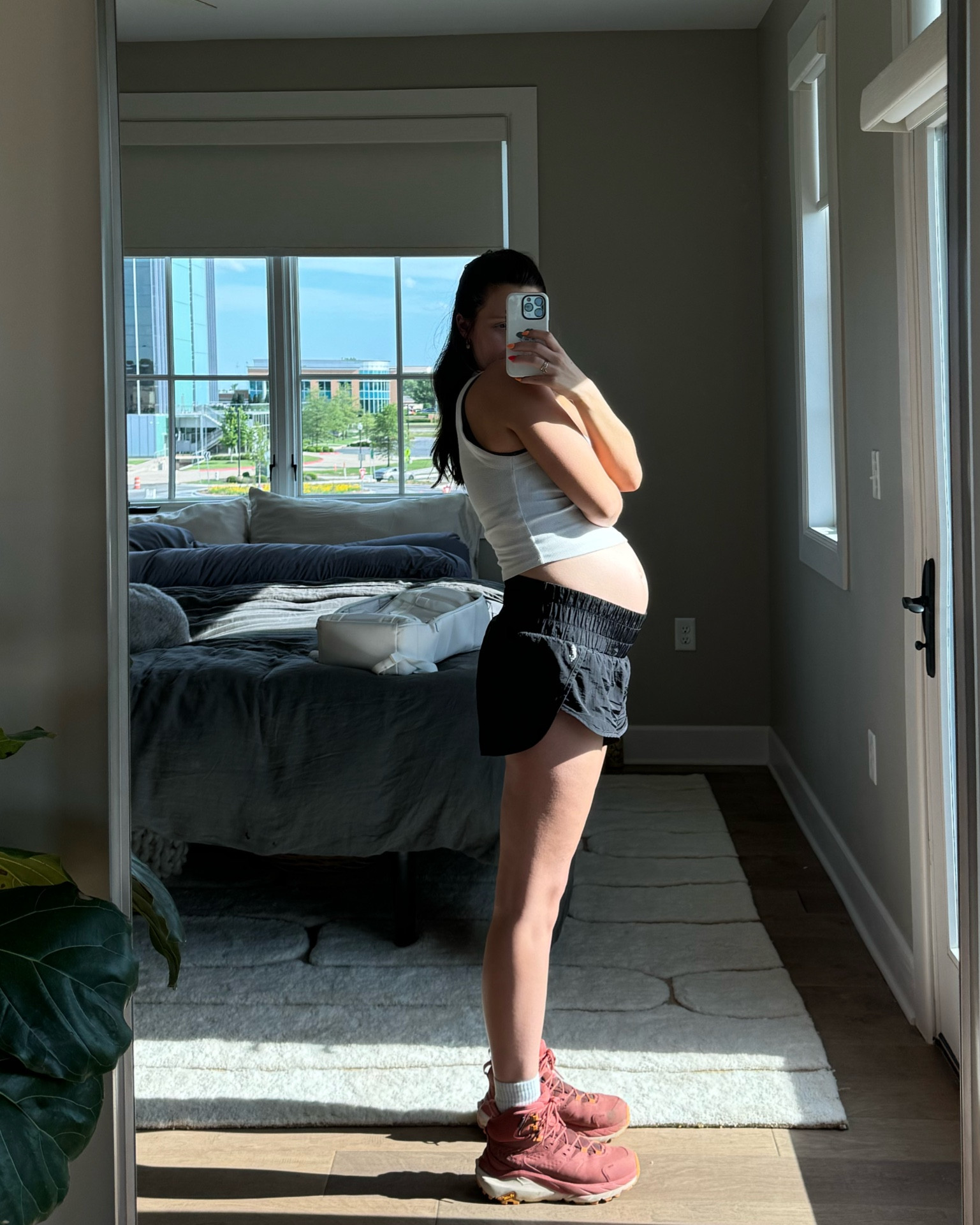 obsessed with these shorts and shoes for camping!! wearing a small in the shorts - they are TTS  