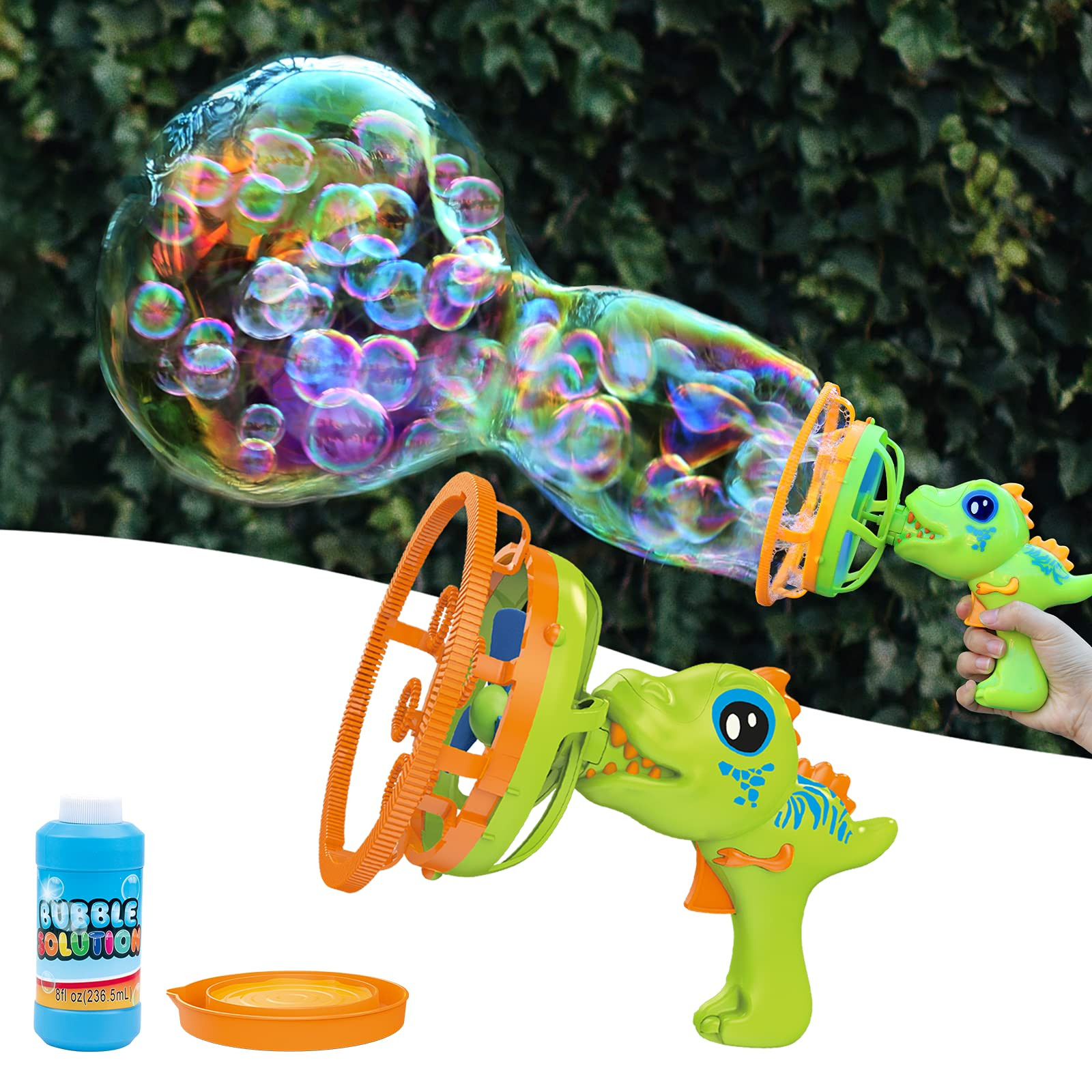 Bubble Gun Bubble Machine Dinosaur Bubble Blower Toy for Kids and Toddlers Bubble in Bubble Gun P... | Amazon (US)