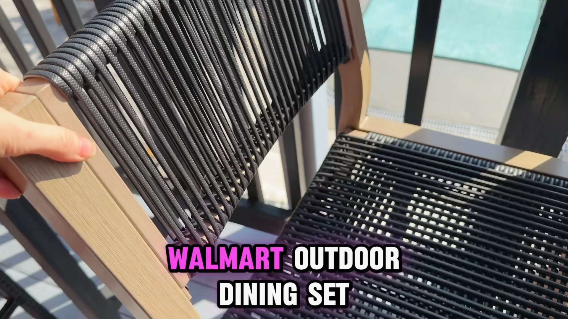 #ad This post contains affiliate links, which means I may earn a small commission if you make a purchase through my links.
We have this dining set on our deck and love it. It’s sturdy, modern and really comfortable, and the rope detail adds a nice touch. It’s been great outside, and I also love that the table has an umbrella hole - perfect for sunny days. 

 #LTKSeasonal #LTKHome