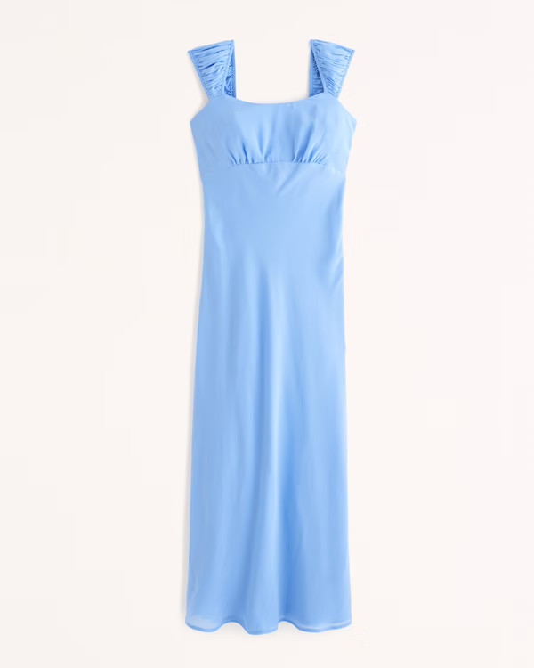 Slip Midi Dress | Abercrombie & Fitch (US)