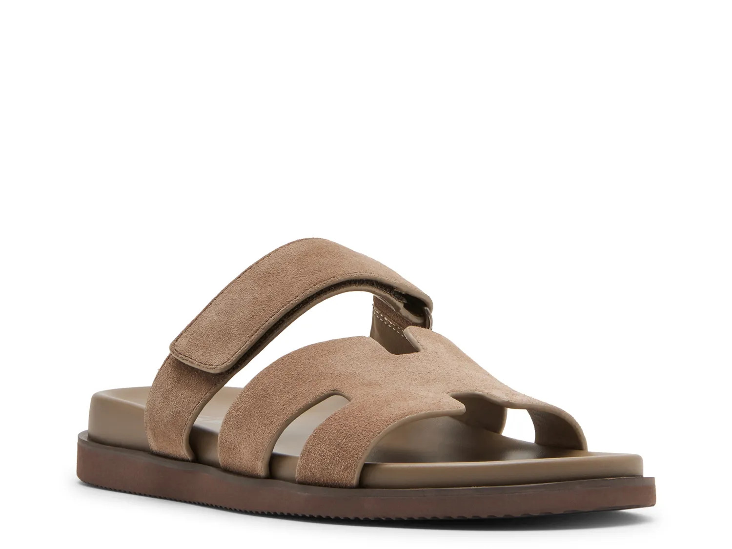 Steve Madden Maiven Sandal | Men's | Taupe Suede | Size 9 | Sandals | DSW