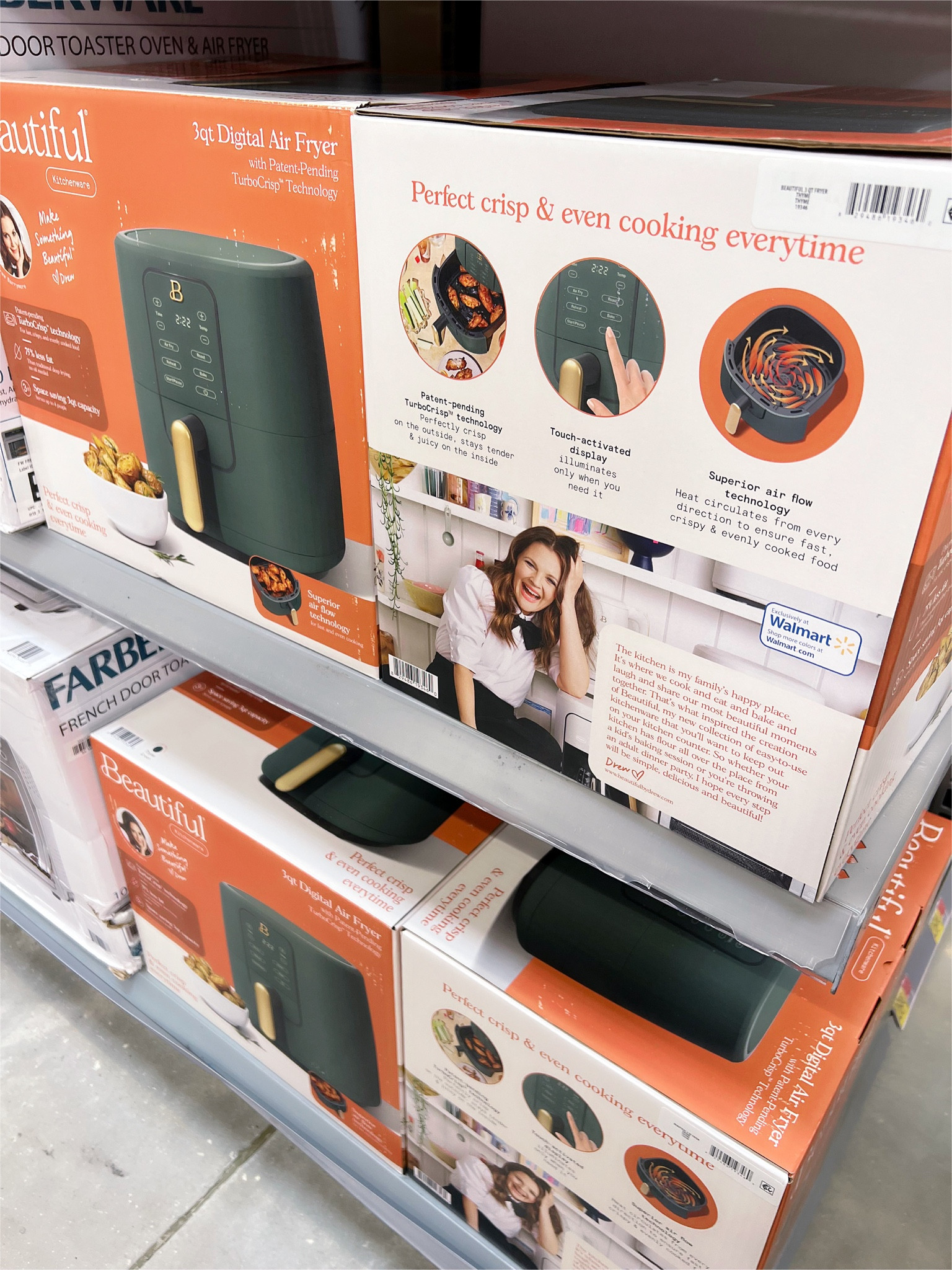 Beautiful 3QT Air Fryer with TurboCrisp Technology, Limited Edition Colors 

All 3 are linked 

#kitchen #limitededition #walmart #airfryer #airfryer 

#LTKfindsunder50 #LTKSale #LTKhome