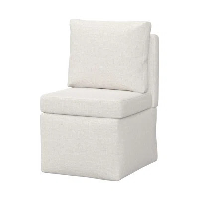 Armless Lounge Sofa Chair, Soft Corduroy Upholstered Accent Chair with High-Density Sponge Cushion, Comfy Single Sofa Seat for Living Room Bedroom, No | Wayfair North America