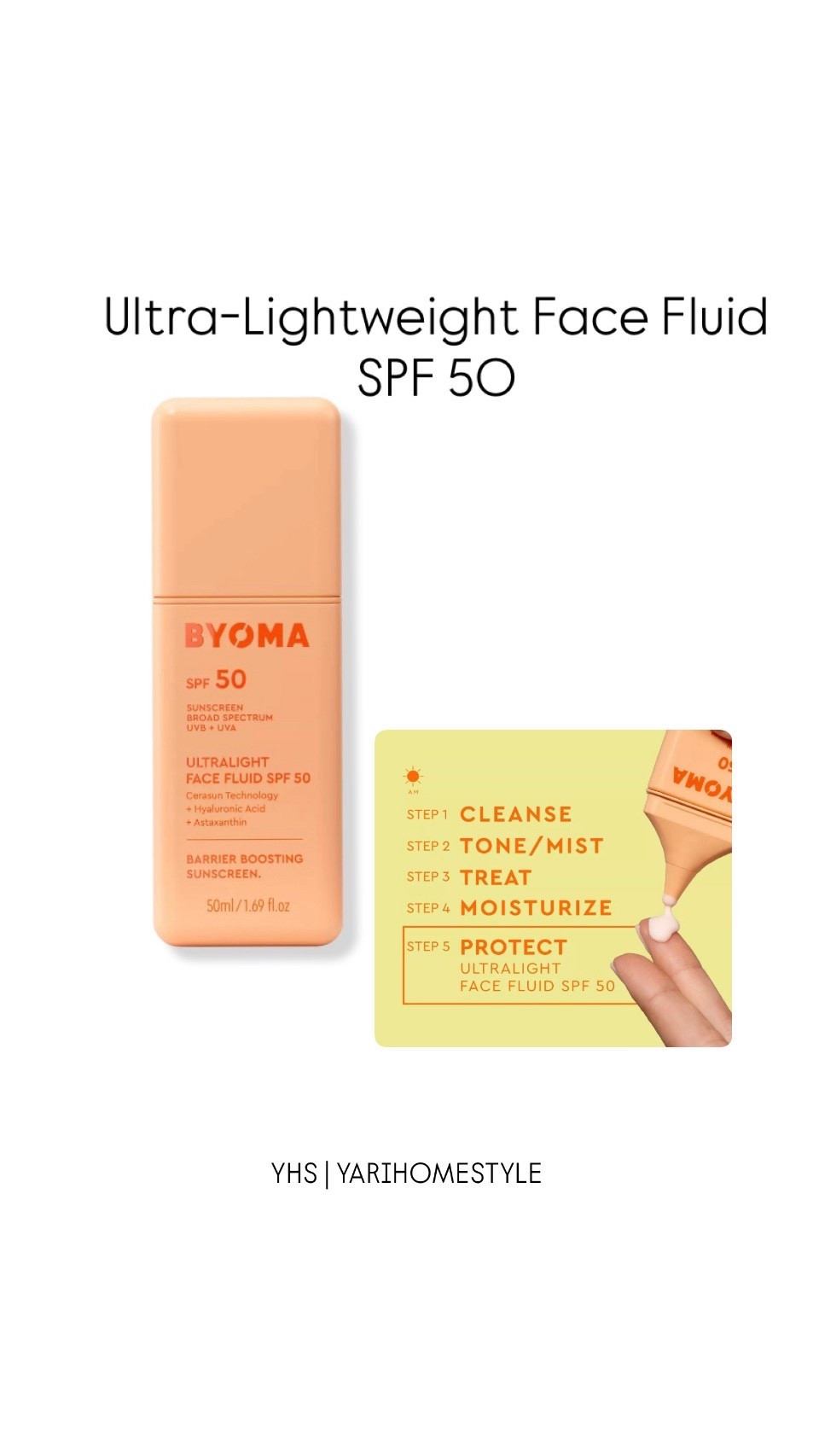 Ultra-Lightweight Face Fluid
SPF 50

#sumer #beauty #LTKU

YHS | YARIHOMESTYLE 

#LTKTravel #LTKBeauty #LTKU