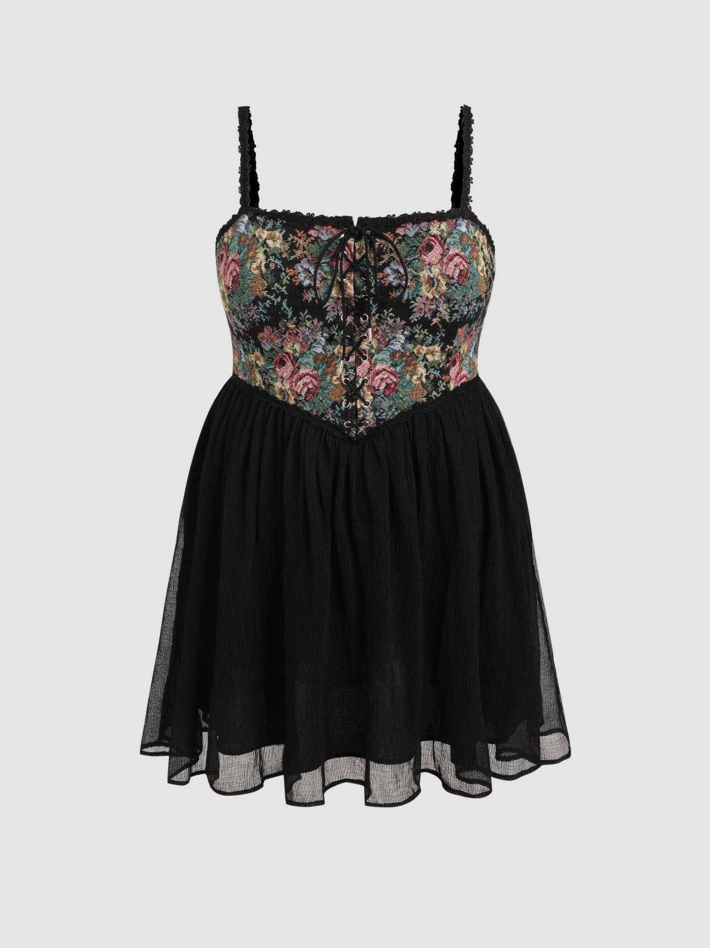 Secret Garden Corset Mini Dress Curve & Plus | Cider