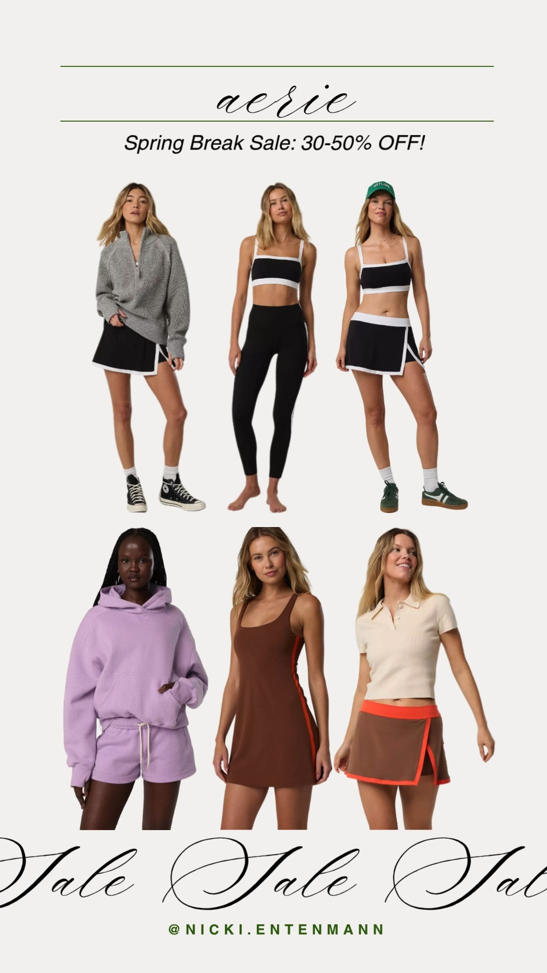 My spring fitness motivation is officially here thanks to this matching set from the Aerie sale! You can save 30% to 50% off sitewide right now! Grab your favorites before these colors sell out!  #AerieReal #AerieActive #SpringFitness #MatchingSet #AthleisureStyle #SpringSale #GymLooks #WorkoutMotivation #AerieHaul #SpringStyle2026 

 #LTKootd #LTKActive #LTKSaleAlert