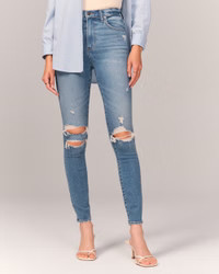 High Rise Super Skinny Jean | Abercrombie & Fitch (US)