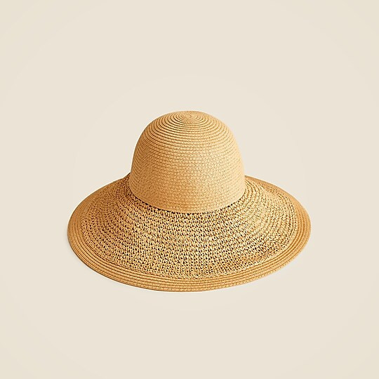 Textured summer straw hatItem 09500 | J. Crew US