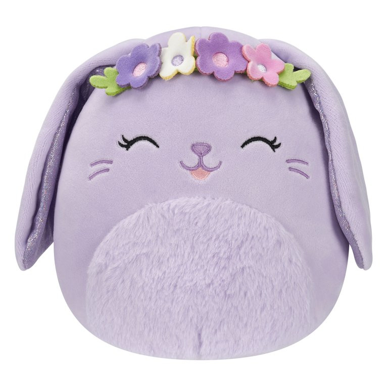 Squishmallows Official 8 inch Bubbles the Lavender Bunny with Flower Crown - Child's Ultra Soft S... | Walmart (US)