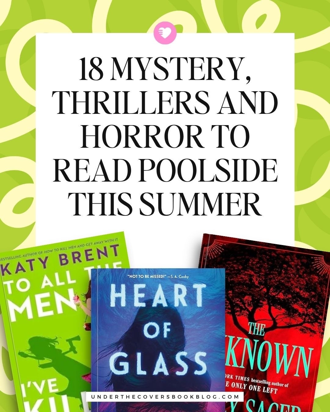 If you love to get lost in a whodunit while sipping a cool drink by the pool or your front porch, check out my curated list of 2026 summer mystery, thriller, horror and cozy mystery releases. More details on blog: https://www.underthecoversbookblog.com/summer-2026-mystery-releases/

#LTKSeasonal #LTKselfcare #LTKdayinmylife