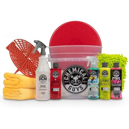 Chemical Guys HOL126 14-Piece Arsenal Builder Car Wash Kit with Foam Gun, Bucket and (5) 16 oz Ca... | Amazon (US)