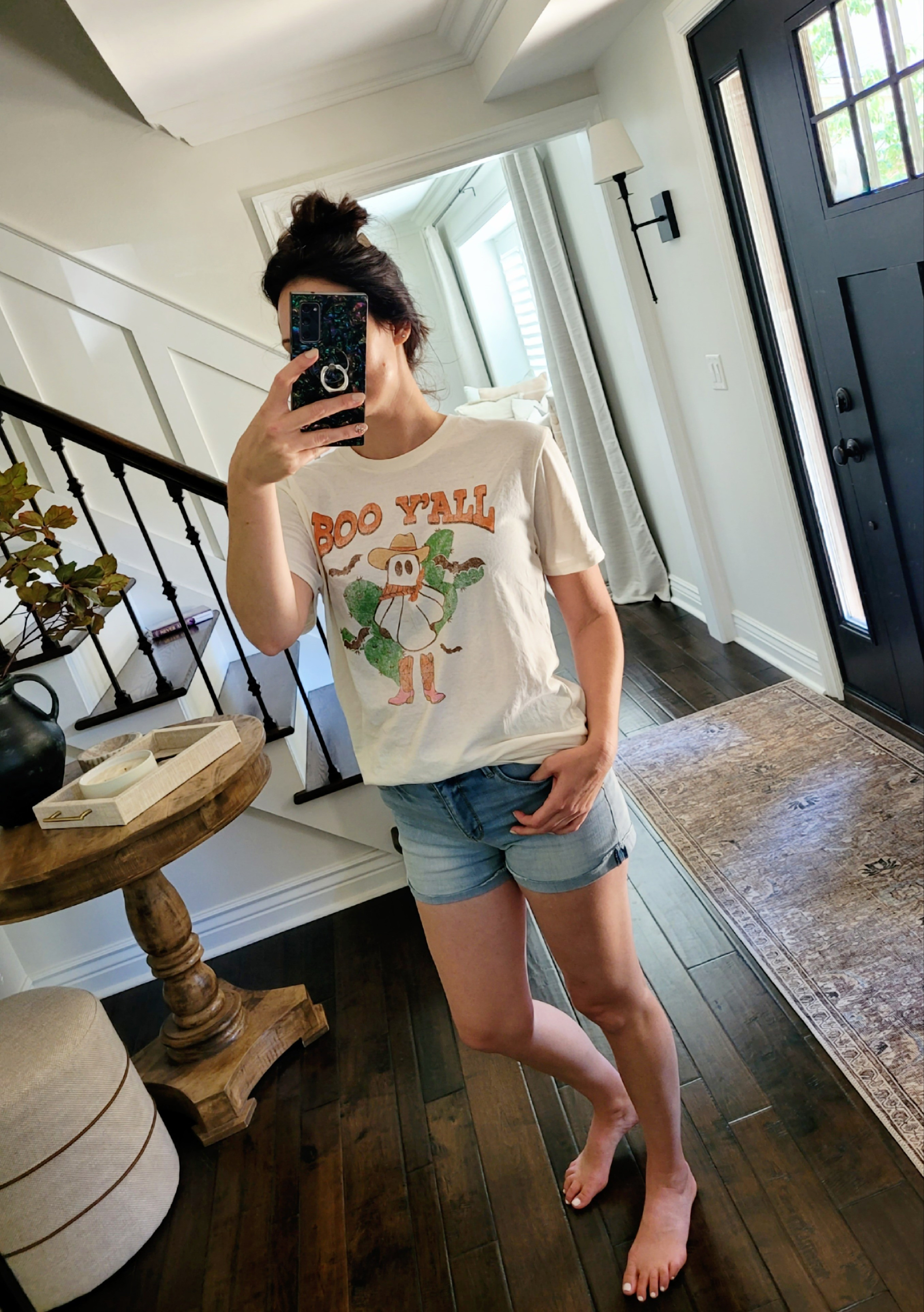 The cutest $9 Halloween shirt! Boo y'all,  western ghost,  ghost shirt, Halloween outfit,  Nashville outfit,  Nashville

#LTKSeasonal #LTKFindsUnder50 #LTKStyleTip