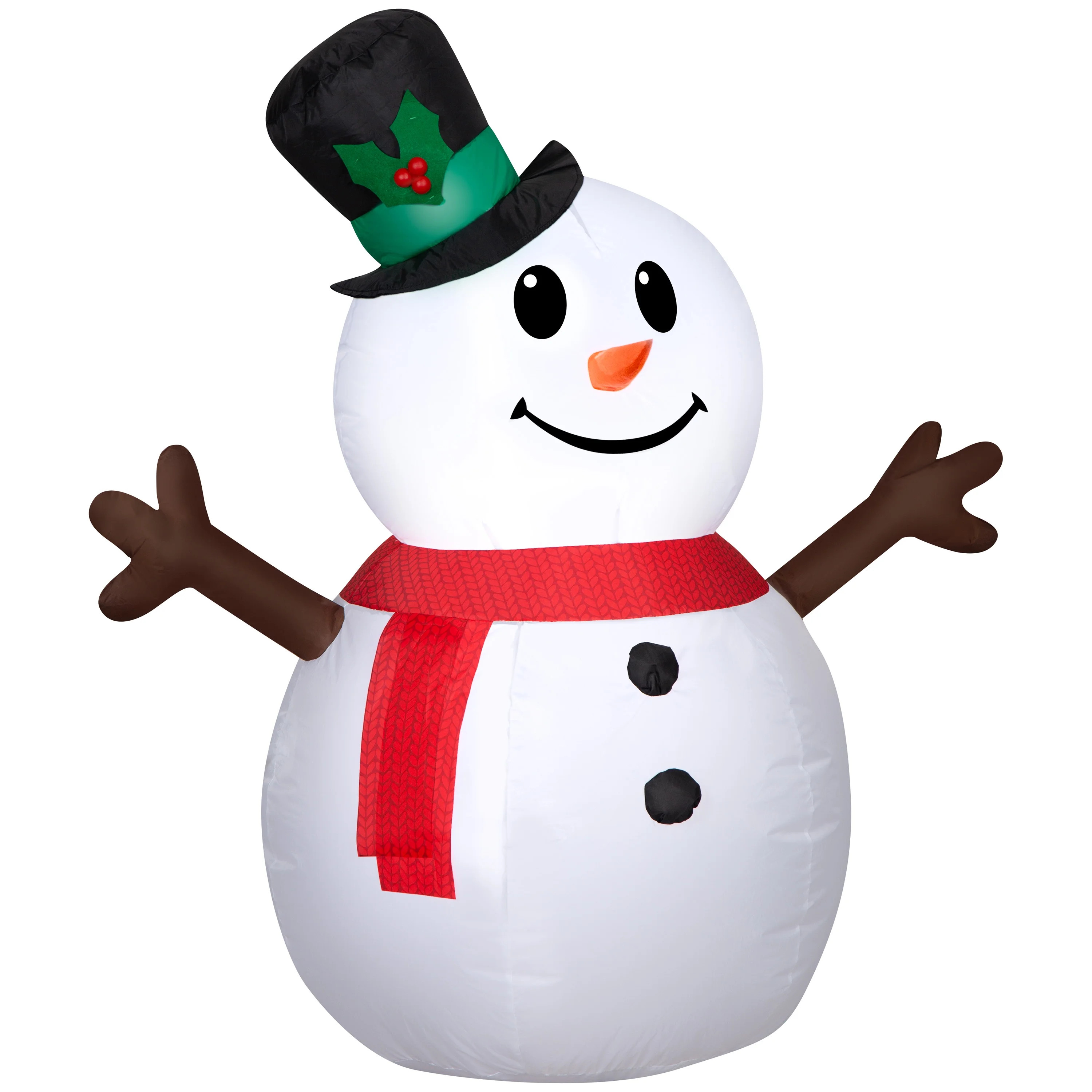 Airblown Inflatables 3.5 Foot Christmas Snowman with Top Hat - Walmart.com | Walmart (US)