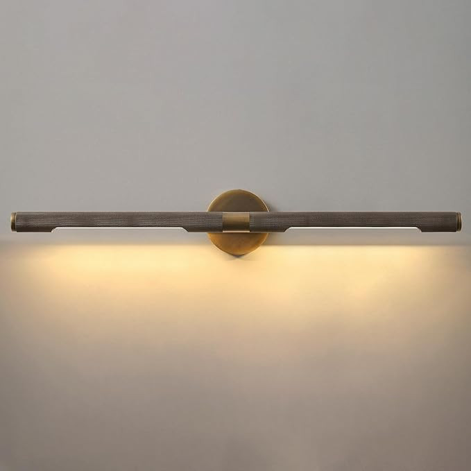 Museum Gallery Bathroom Picture Light - 30 Inch Long Bronze Brass Dimmable Hardwired Wall Sconces... | Amazon (US)