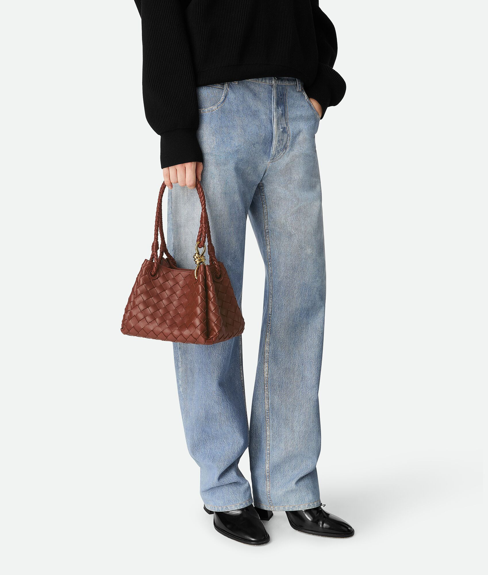 Bottega Veneta® Women's Small Parachute in Fondant. Shop online now. | Bottega Veneta