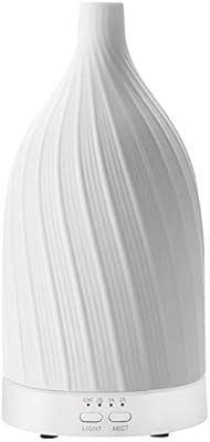 Vyaime Stone Essential Oil Diffuser, Ceramic Hand-Crafted Ultrasonic Aromatherapy Humidifier, 7 C... | Amazon (US)