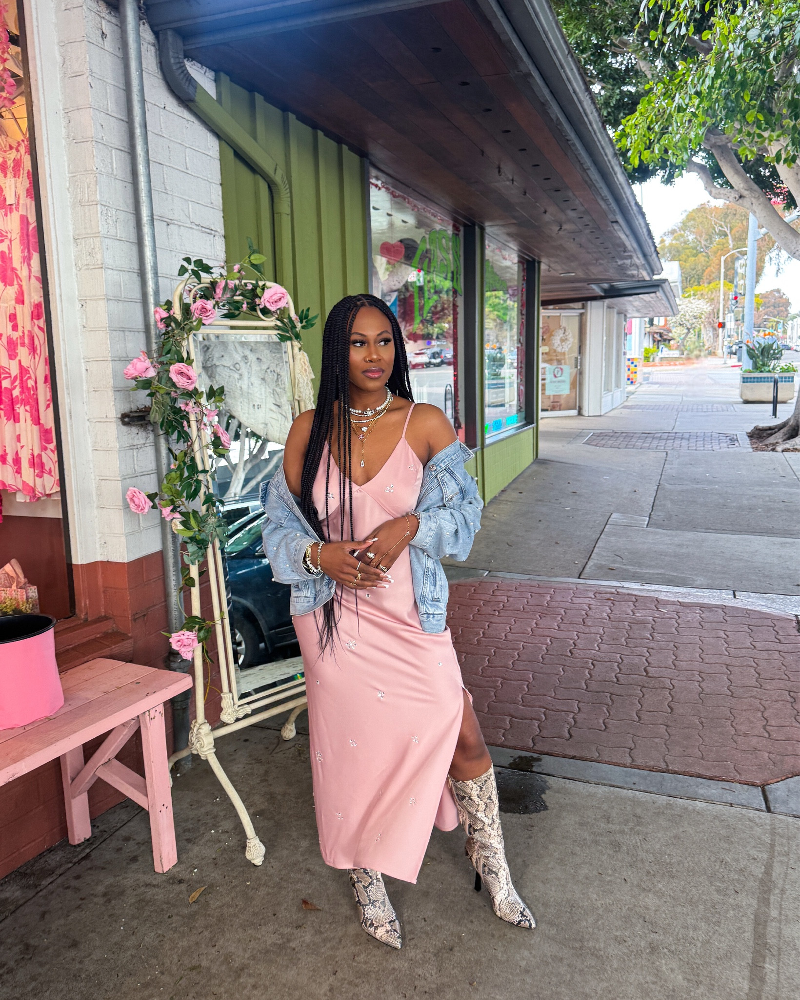 Dress – Target (old), Jacket – (Forever 21) 

USE DISCOUNT CODE 👉🏾JANICE 👈🏾 TO SAVE 🔟% ON ALL MELINDA MARIA JEWELRY 🛍️ 

#LTKStyleTip #LTKFindsUnder50 #LTKShoeCrush