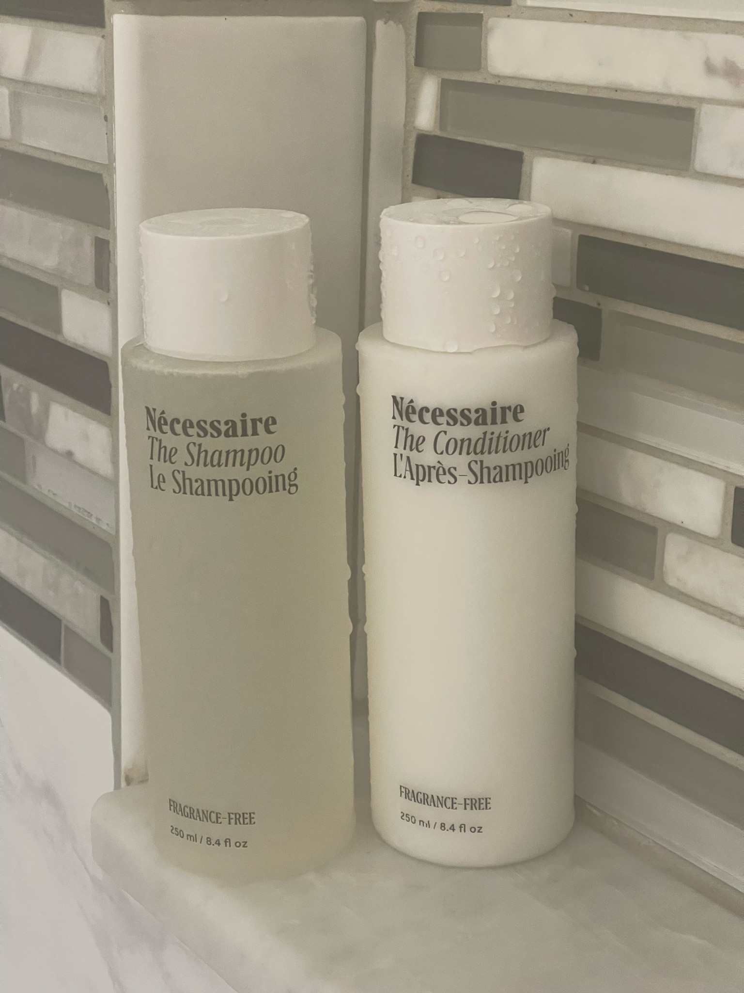 The perfect natural, fragrance-free & aesthetic shampoo & conditioner 🤍🧖🏼‍♀️🫶🏼✨
•
•
•
#necessaire #shampoo #conditioner #beauty #cleanbeauty #naturalbeauty #aesthetic #neutralaesthetic 

#LTKGiftGuide #LTKunder50 #LTKbeauty