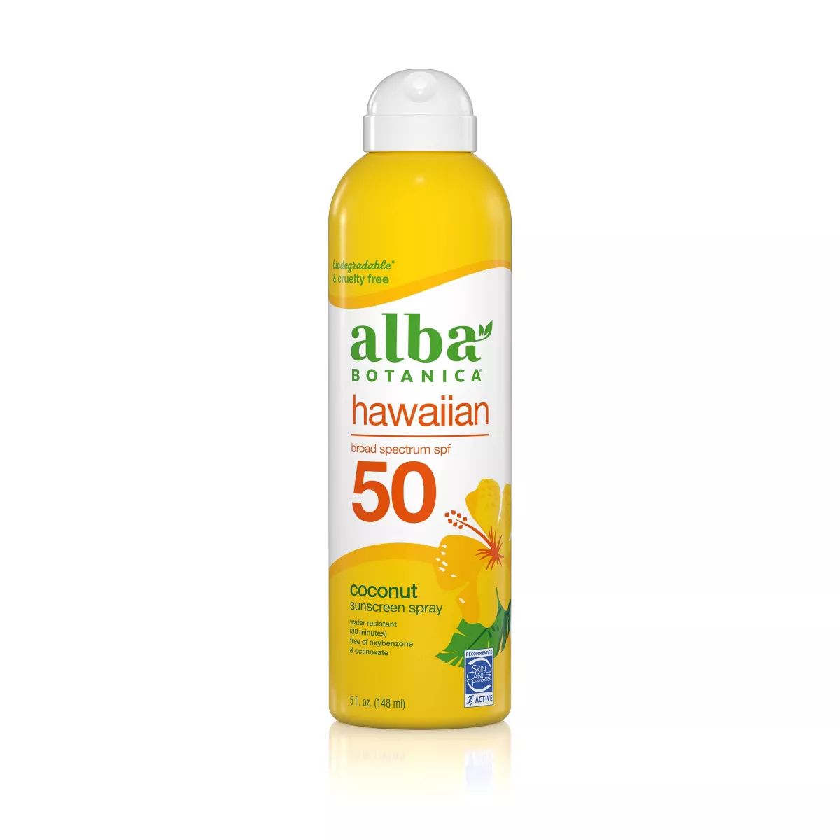 Alba Botanica Hawaiian Coconut Sunscreen Spray - SPF 50 - 5 fl oz | Target